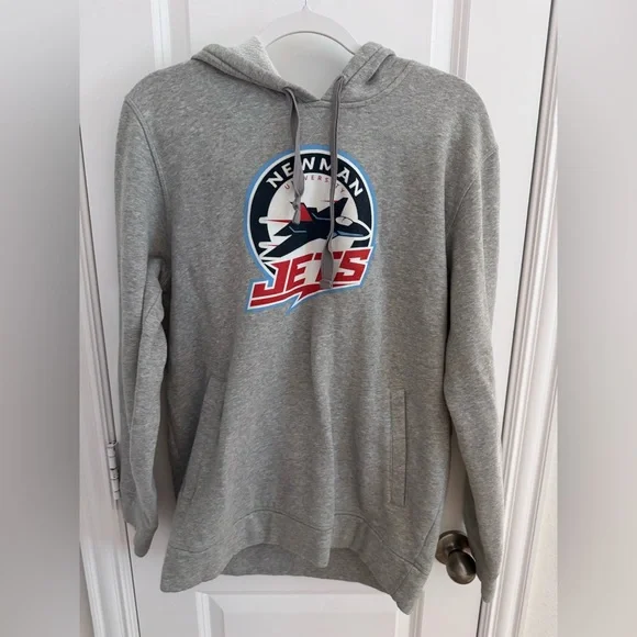 adidas Shirts Adidas Grey Hoodie Sweatshirt Casual Sportswear